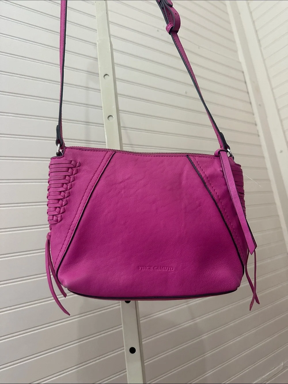 Vince Camuto Women's Fuchsia Crossbody Bag - Stylish Everyday Shoulder Purse